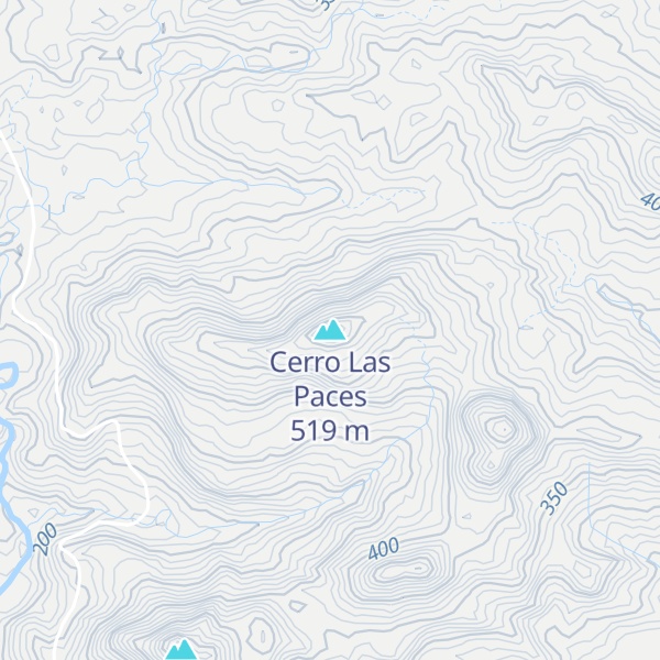 Map of Cerro Las Paces
