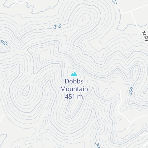 Map of Dobbs Mountain