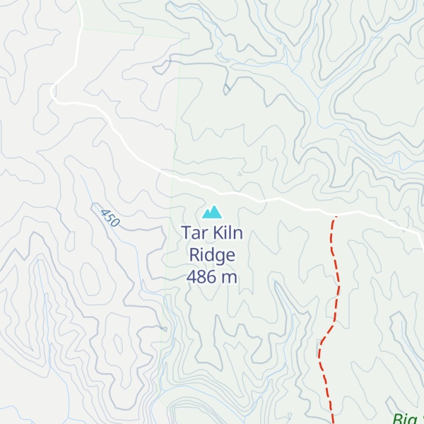 Map of Tar Kiln Ridge