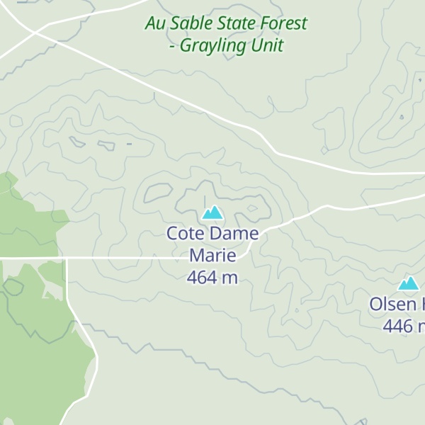 Map of Cote Dame Marie