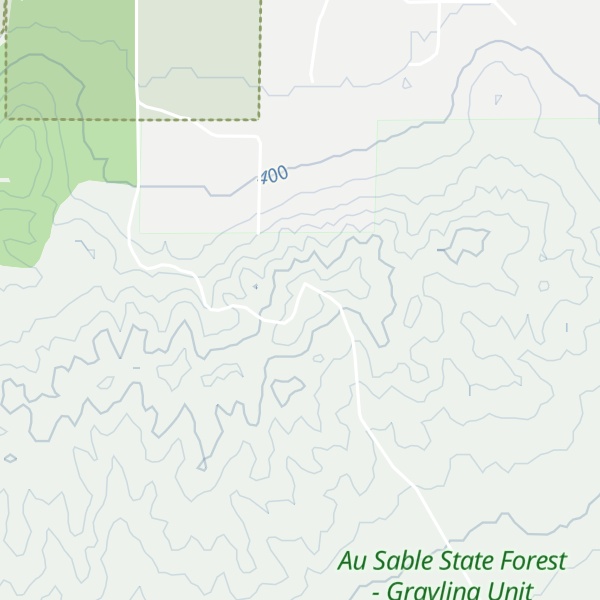 Map of Portage Lake Lookout