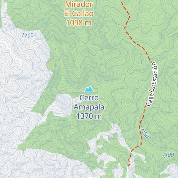 Map of Cerro Amapala