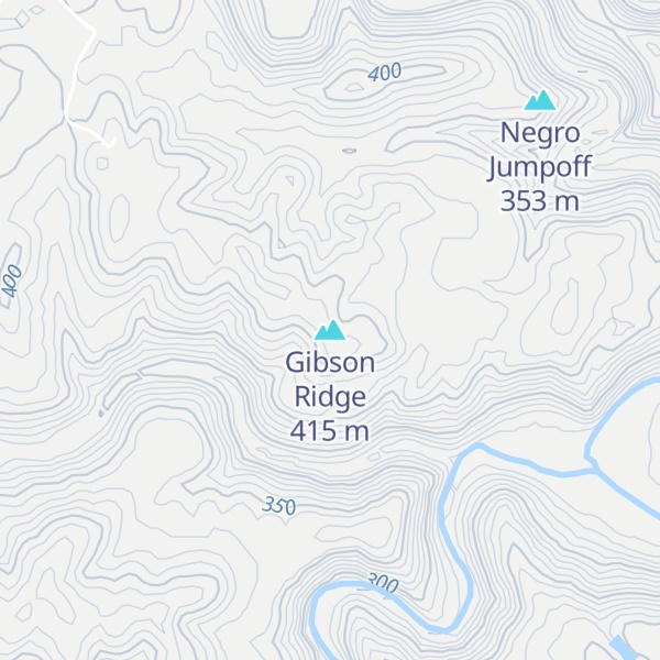 Map of Gibson Ridge