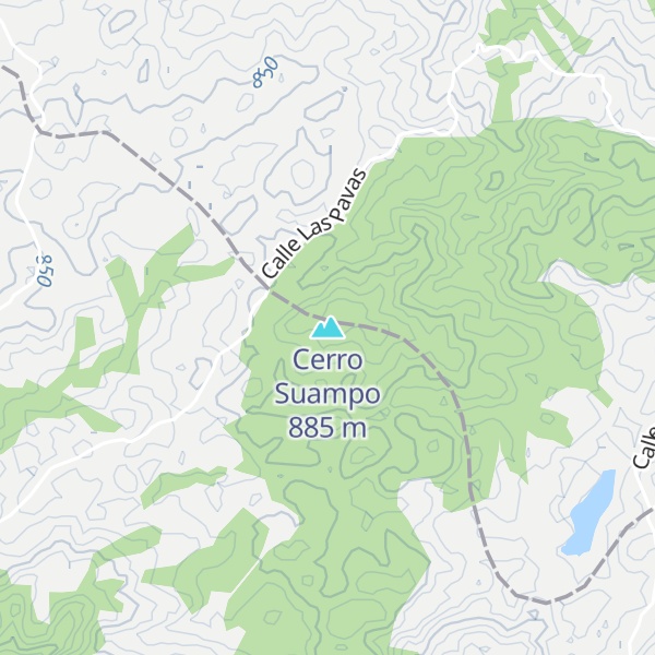 Map of Cerro Suampo