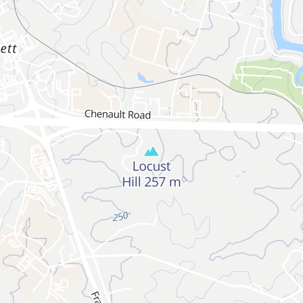 Map of Locust Hill