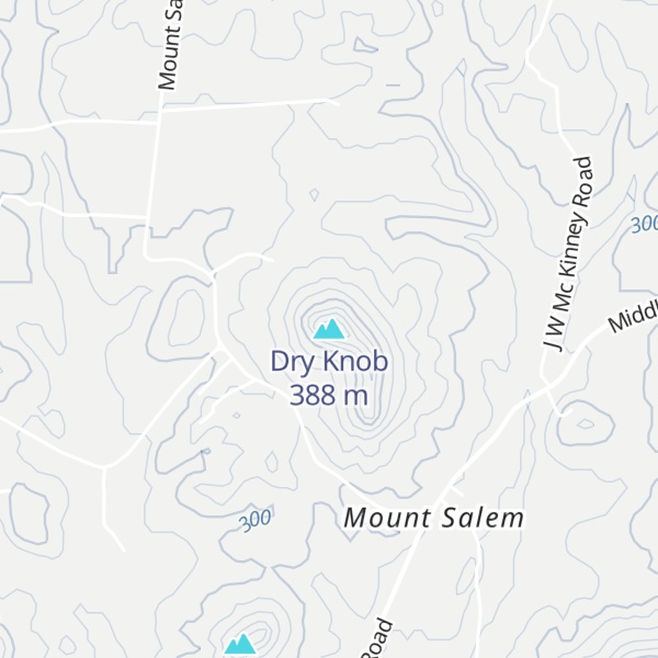 Map of Dry Knob