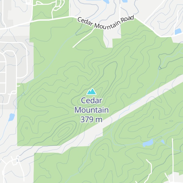 Map of Cedar Mountain