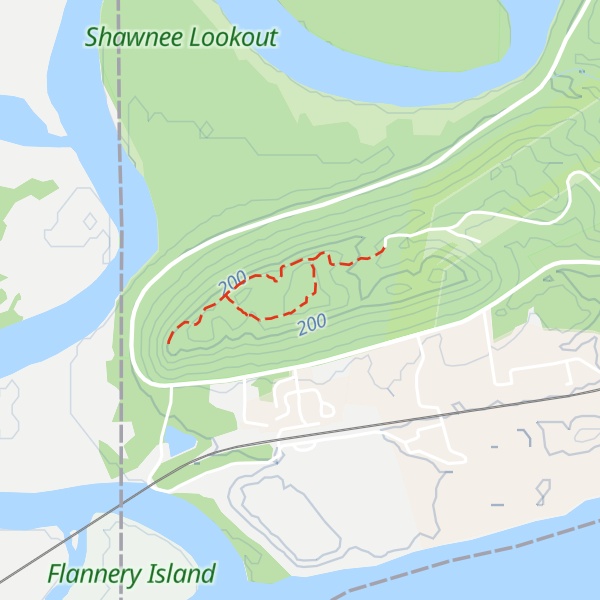 Map of Fort Hill