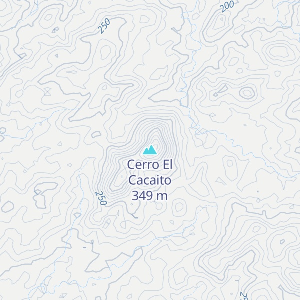 Map of Cerro El Cacaito