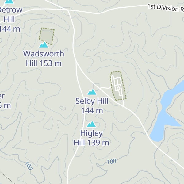 Map of Selby Hill