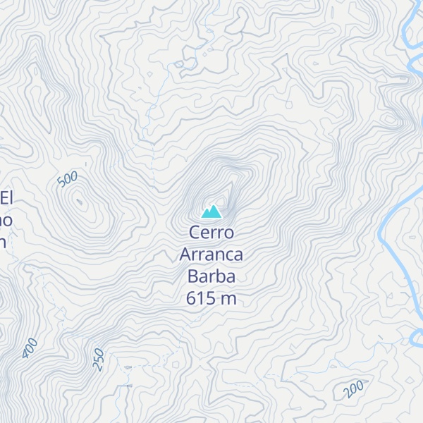 Map of Cerro Arranca Barba