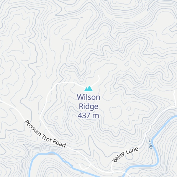 Map of Wilson Ridge