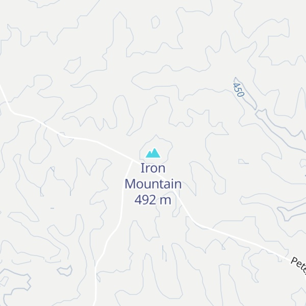 Map of Iron Mountain