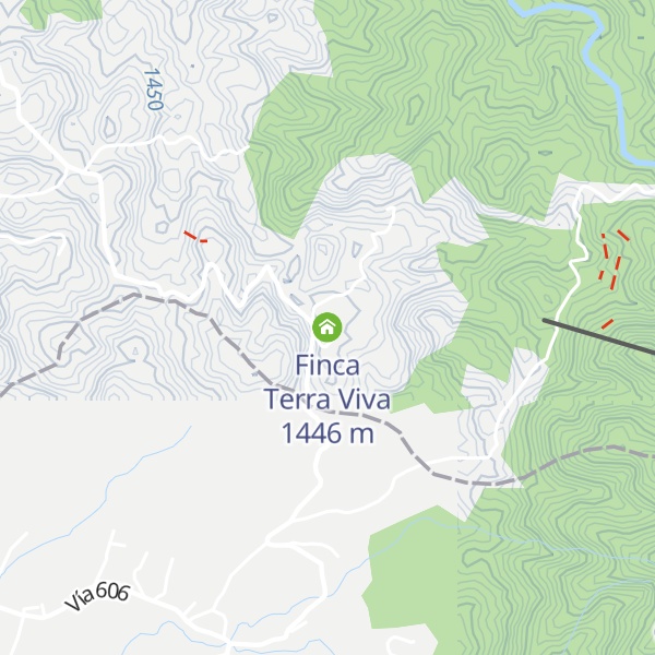 Map of Finca Terra Viva