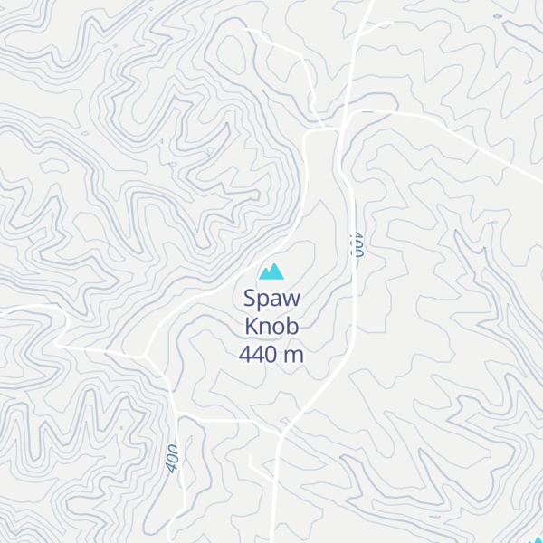 Map of Spaw Knob