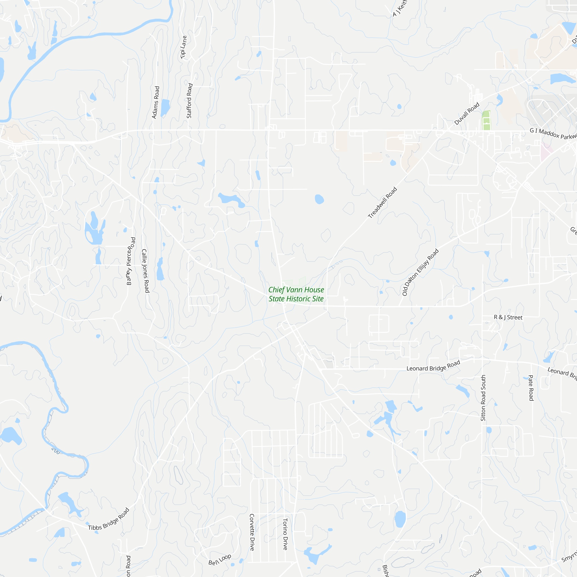 Robert E. Chambers Interpretive Center map