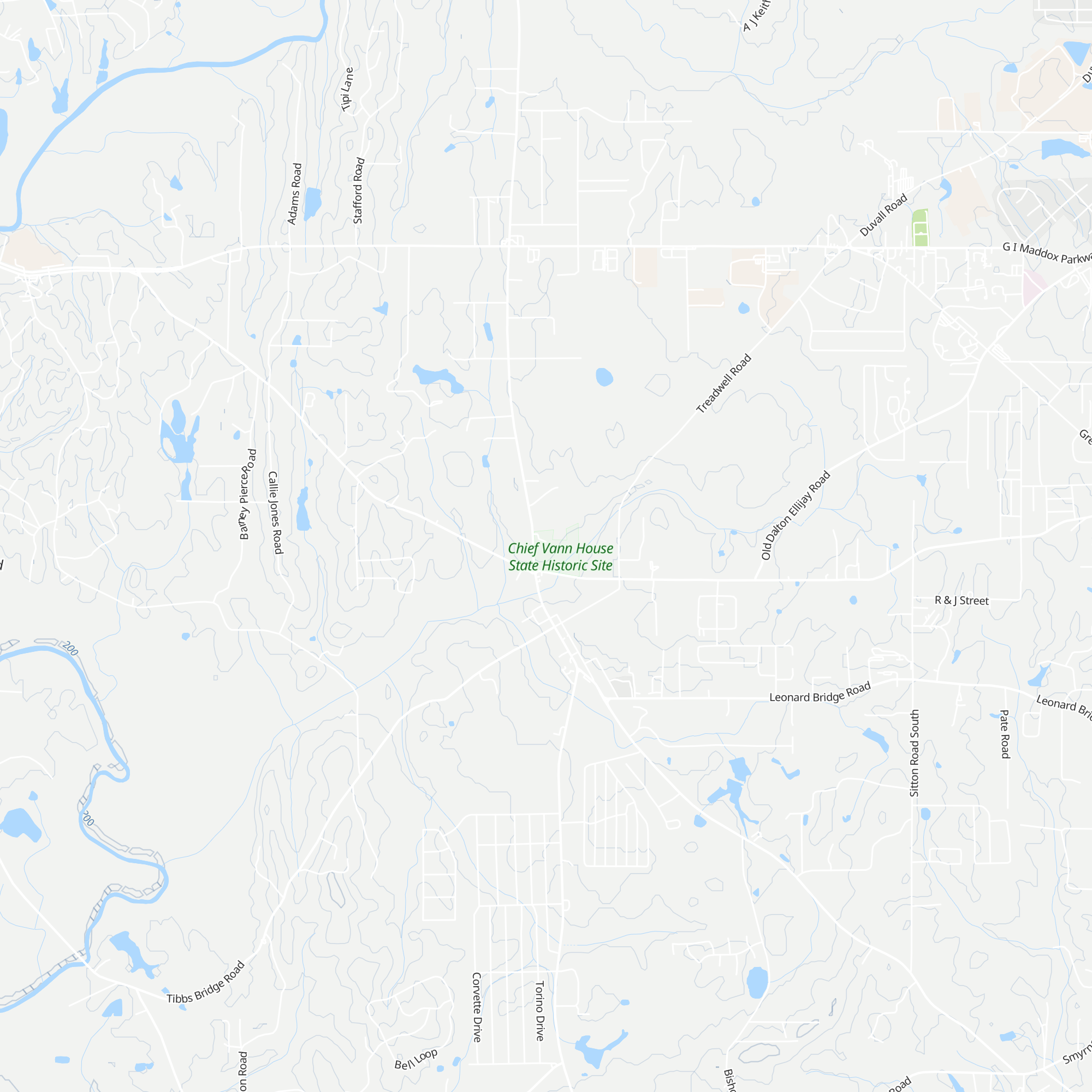 Robert E. Chambers Interpretive Center map