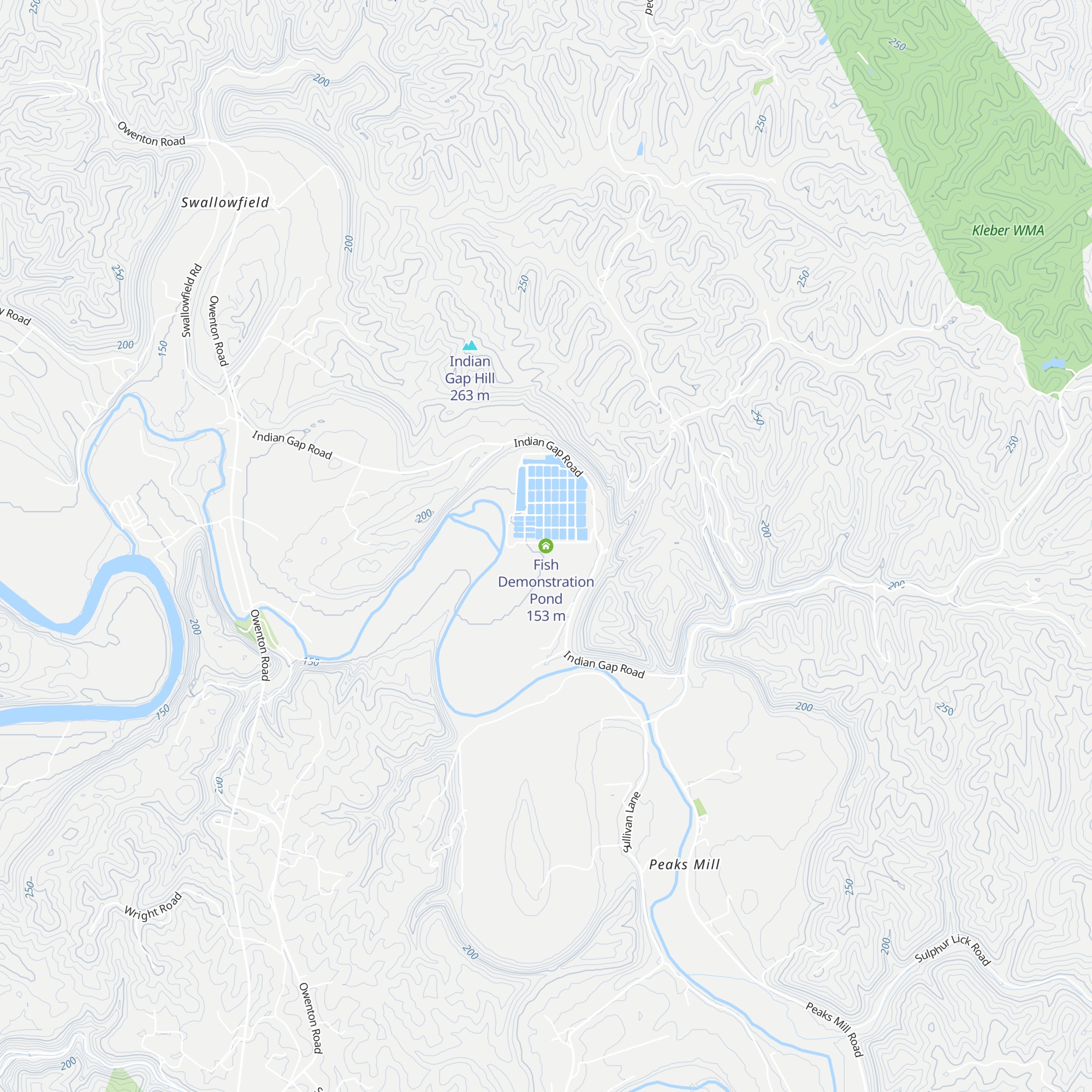 Fish Demonstration Pond map
