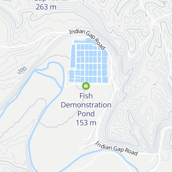 Map of Fish Demonstration Pond