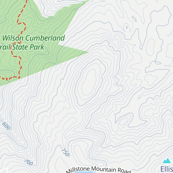 Map of Barnes Mountain