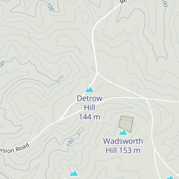 Map of Detrow Hill