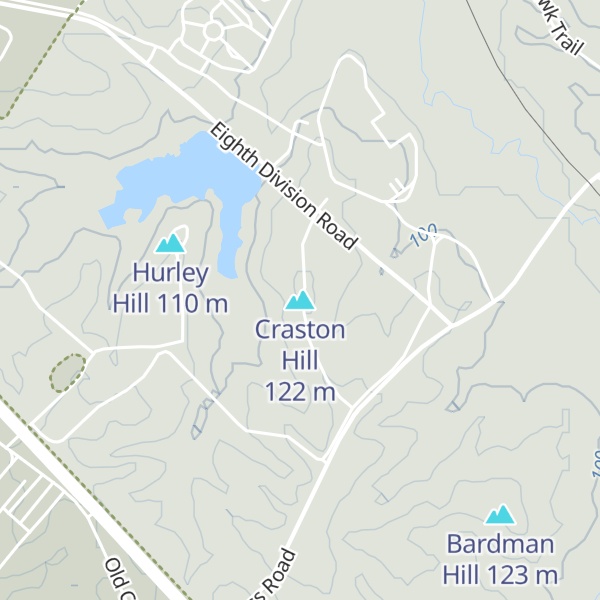 Map of Craston Hill