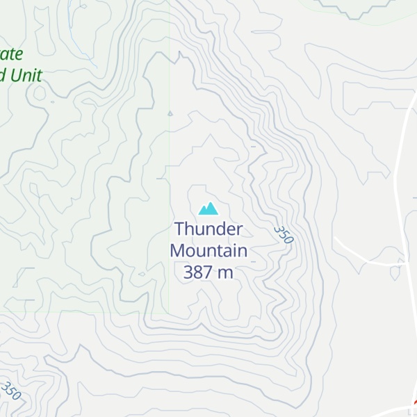 Map of Thunder Mountain