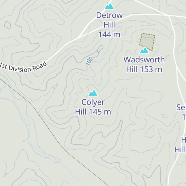 Map of Colyer Hill