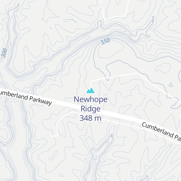 Map of Newhope Ridge