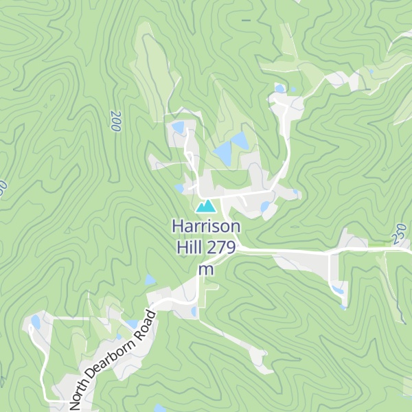 Map of Harrison Hill