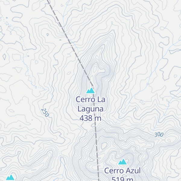 Map of Cerro La Laguna