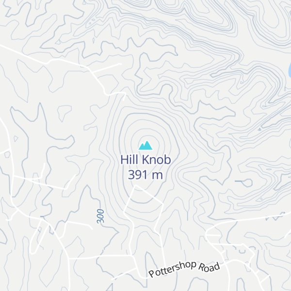 Map of Hill Knob