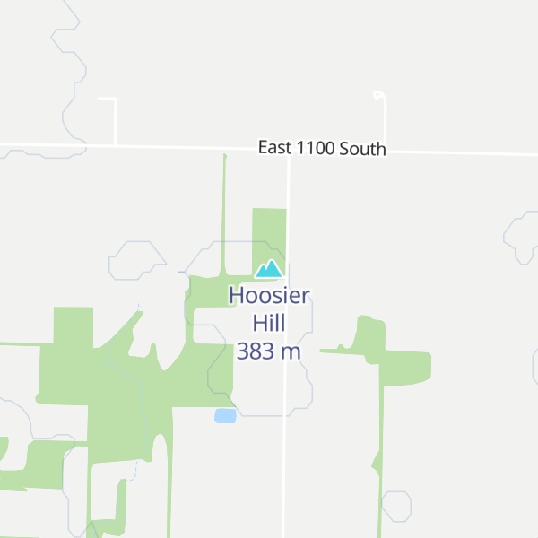 Map of Hoosier Hill
