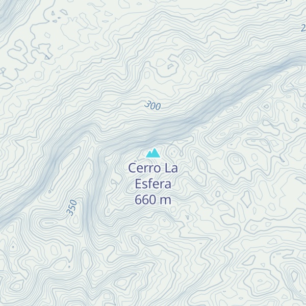 Map of Cerro La Esfera