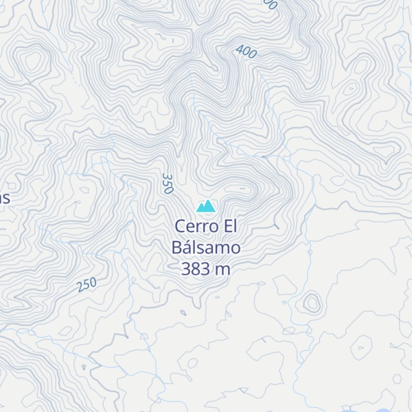 Map of Cerro El Bálsamo