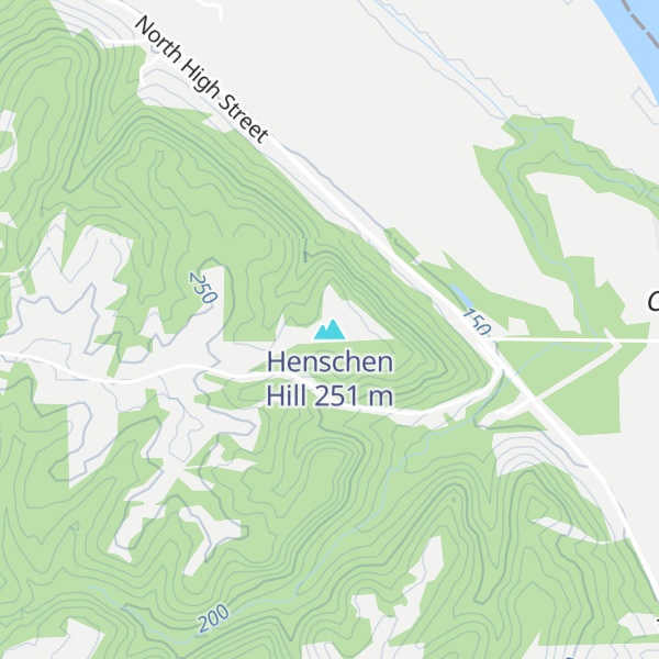 Map of Henschen Hill