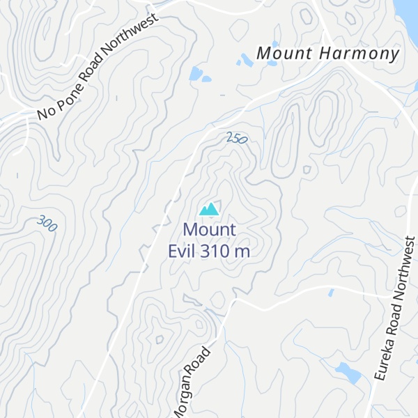 Map of Mount Evil