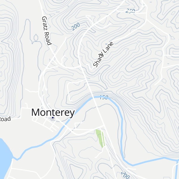 Map of Honeysuckle Hill