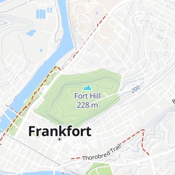 Map of Fort Hill