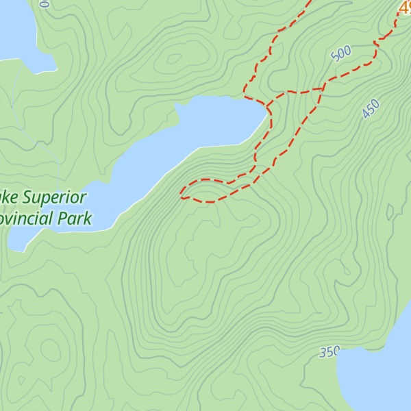 Map of Peat Mountain