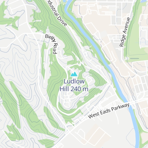 Map of Ludlow Hill