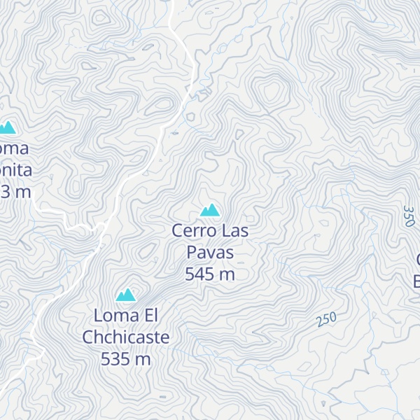 Map of Cerro Las Pavas