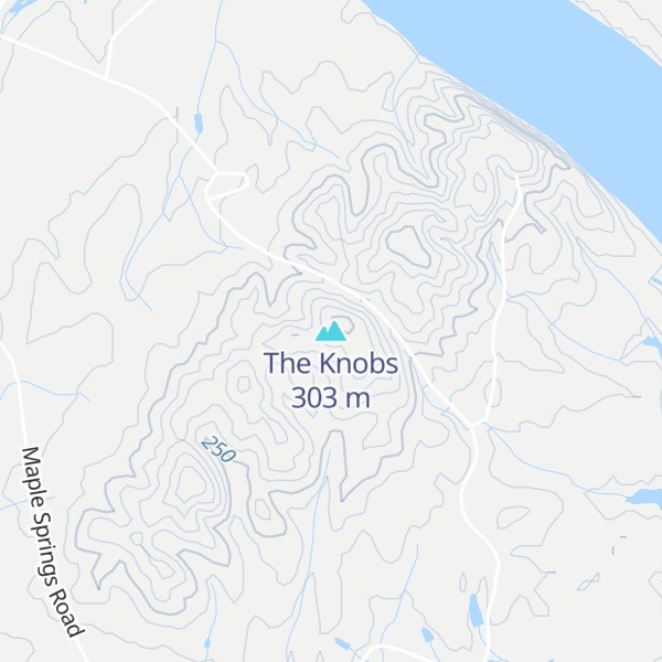 Map of The Knobs