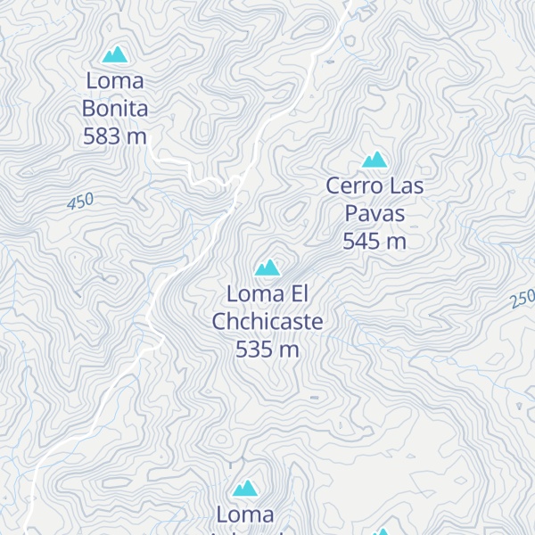Map of Loma El Chchicaste