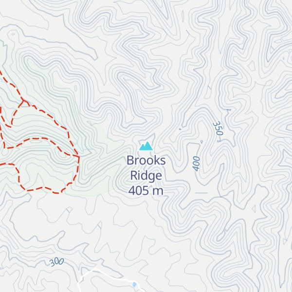 Map of Brooks Ridge