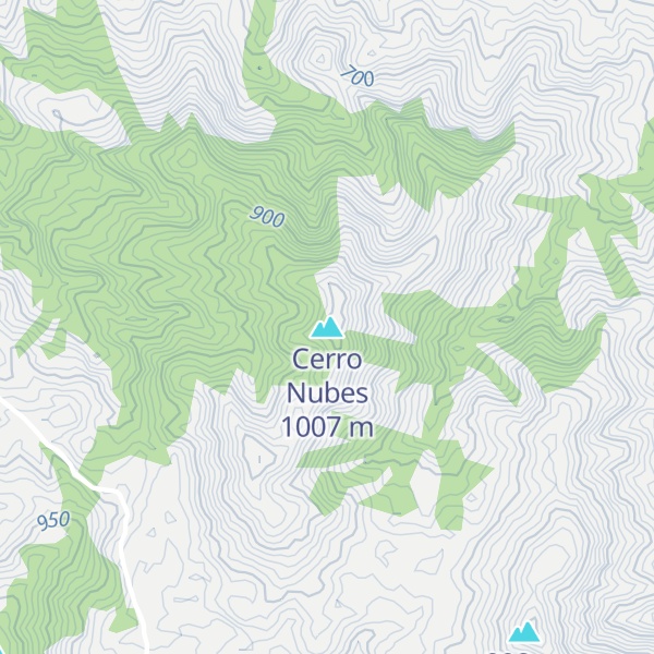 Map of Cerro Nubes