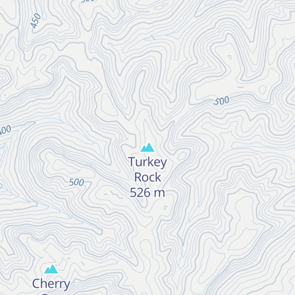Map of Turkey Rock