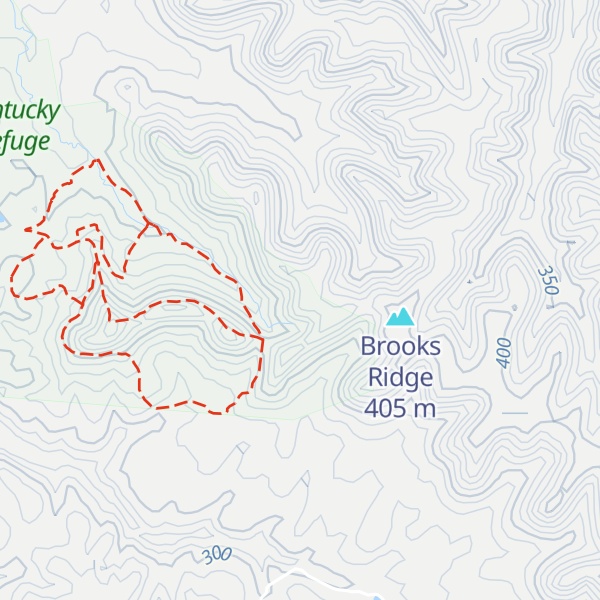 Map of Huckleberry Ridge