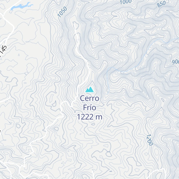 Map of Cerro Frío