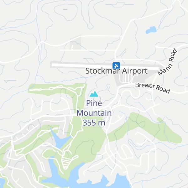Map of Pine Mountain